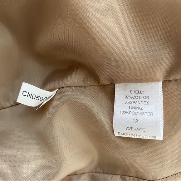 New York & Company Tan Stretch Blazer / Jacket - Picture 7 of 7